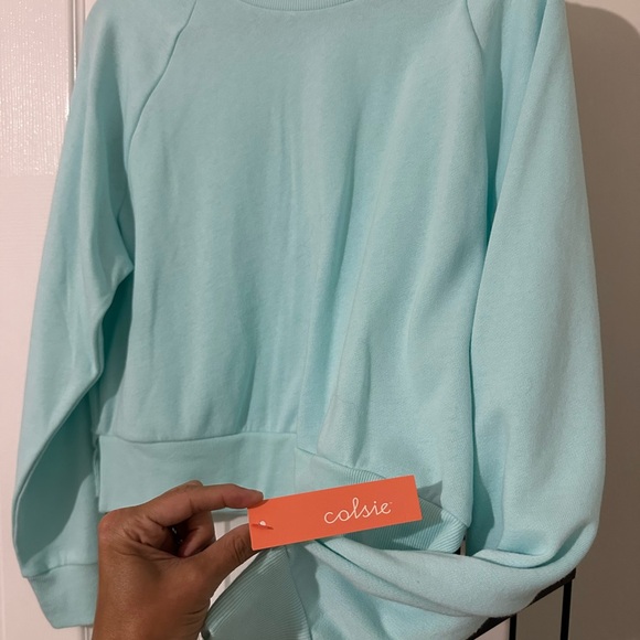 Colsie Light Teal Lounge Set - Picture 4 of 5